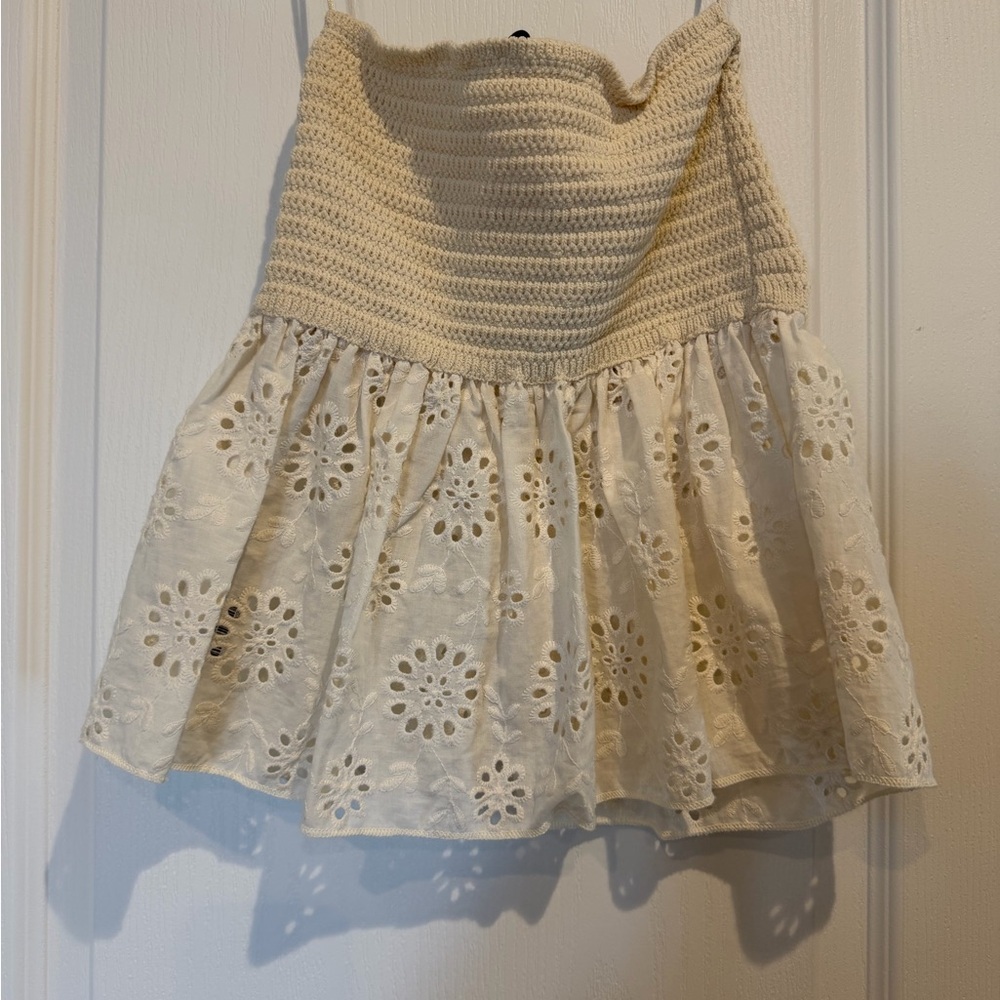 Zara Beige Knit Top - Picture 3 of 4
